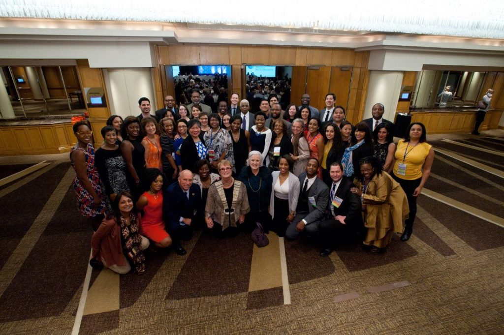 Dr. Belar and attendees of the 2016 State Leadership Conference