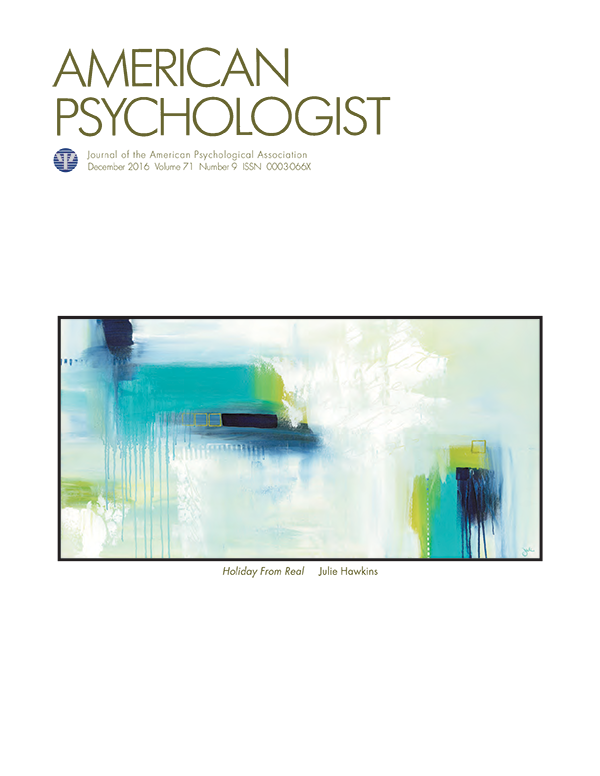 American Psychologist cover