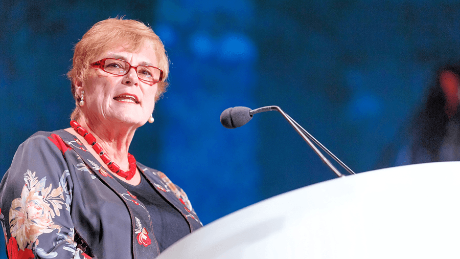 Dr. Belar at the opening session of the 2016 APA convention